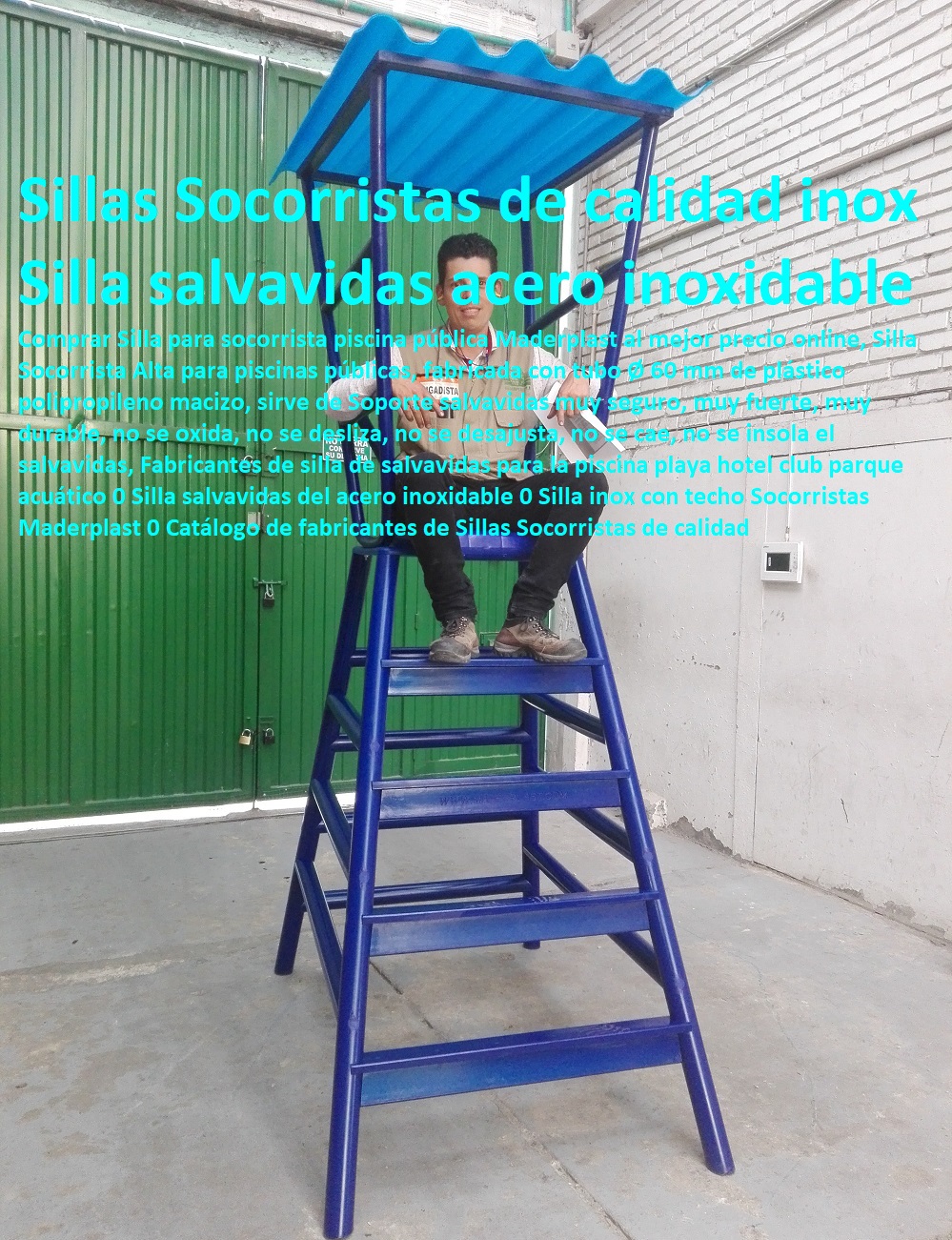 Fabricantes de silla de salvavidas para la piscina playa hotel club parque acuático 0 Silla salvavidas del acero inoxidable 0 Silla inox con techo Socorristas Maderplast 0 Catálogo de fabricantes de Sillas Socorristas de calidad Fabricantes de silla de salvavidas para la piscina playa hotel club parque acuático 0 Silla salvavidas del acero inoxidable 0 05 dotaciones para hoteles 0 equipamiento hotelero 0 mantenimiento para centros recreativos 0 reparaciones equipos recreacionales vacacionales Silla inox con techo Socorristas Maderplast 0 Catálogo de fabricantes de Sillas Socorristas de calidad Fabricantes de silla de salvavidas para la piscina playa hotel club parque acuático 0 Silla salvavidas del acero inoxidable 0 Silla inox con techo Socorristas Maderplast 0 Catálogo de fabricantes de Sillas Socorristas de calidad